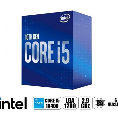 PROCESADOR INTEL CORE I5 10400 2.9GHZ HASTA 4.30 GHZ, 12MB, 6 NUCLEOS, GRÁFICOS INTEGRADO UHD 630, LGA 1200