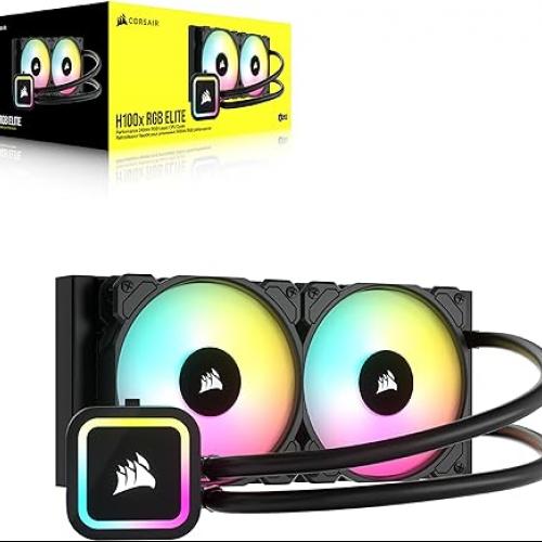 COOLER CPU LIQUID 240 CORSAIR H100X RGB ELITE