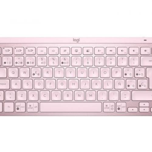 TECLADO LOGITECH MX KEYS MINI MULTIDISPOSITIVO ILUMINADO ROSA