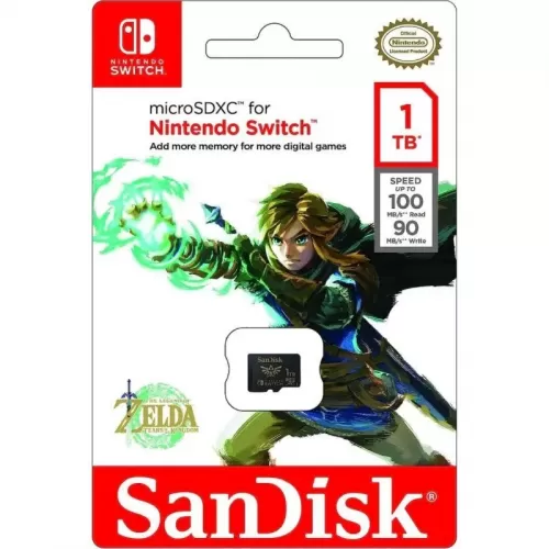 MEMORIA MICRO SD XC SANDISK 1TB C10 PARA NINTENDO SWITCH 