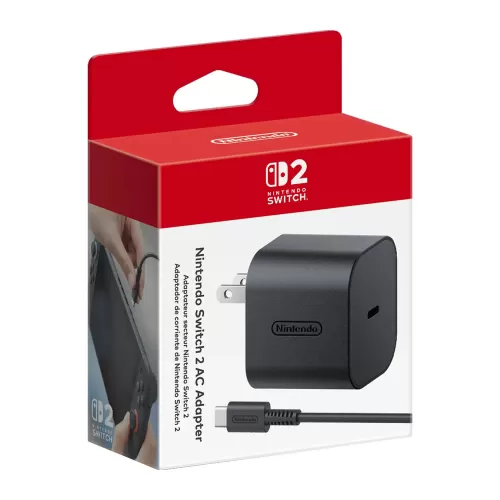 CARGADOR DE NINTENDO SWITCH 2 -  AC ADAPTER ( CARGA RÁPIDA)